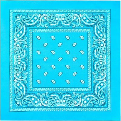 Party Party bavlněný bandana šátek modrý