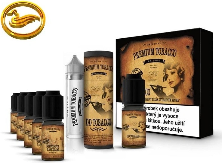 d&d tobacco Premium Tobacco DD Tobacco DIY sada 6 x 10 ml 12 mg