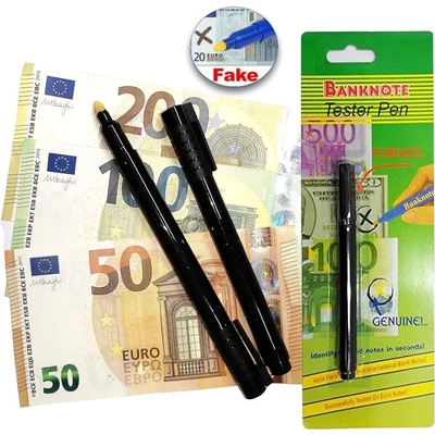 Banknote Tester Маркер за фалшиви банкноти, тестер за проверка на пари, детектор за фалшиви пари - Banknote Tester