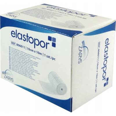 Zarys Elastopor obväzová páska 10 x 10 cm 1 ks