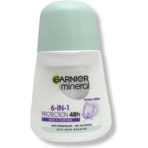 Garnier рол-он дамски, Protection 6in1, Floral fresh, 50мл
