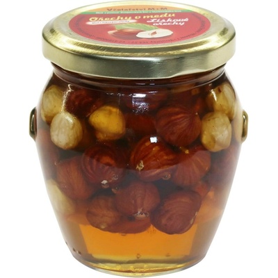 Včelařství M+M ořechy v medu lískové 240 g