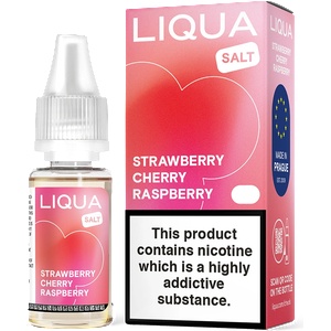  никотинови соли Liqua Salt 10ml Strawberry Cherry Raspberry 10мг