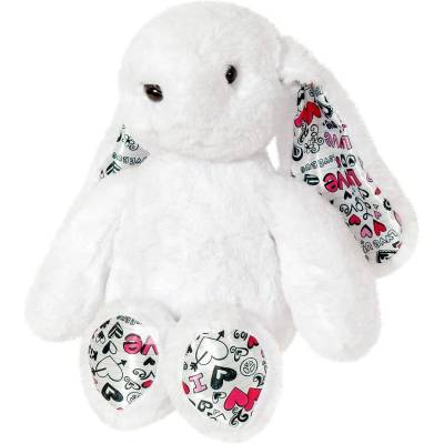 Stip Плюшена играчка Stip - Бял заек, 35 cm (Stip977)