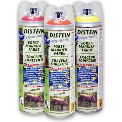 DISTEIN Ergonom Lesnícky značkovací sprej žltý 500 ml