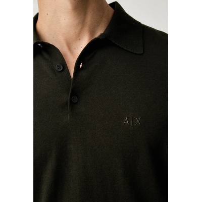 Giorgio Armani тениска тип пулове с яка мъжка от памук (8NZF5D.ZM3JZ)