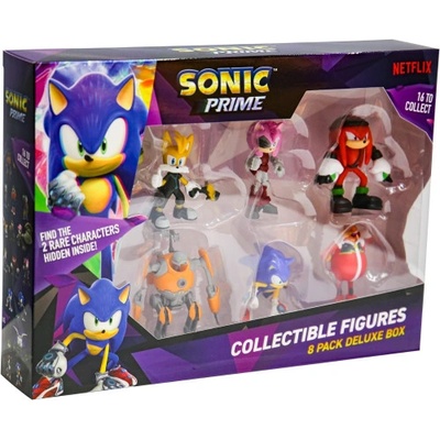 SEGA Фигурки Sonic Prime Collectible Figures пакет от 8 броя Deluxe Box, Вариант 1 (SON2070)