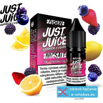 Just Juice Fusion Berry Burst Lemonade Salt 10 ml 11 mg