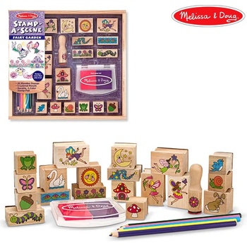 Image 1 of Melissa & Doug Дървени Печати Градината на феите - Melissa & Doug