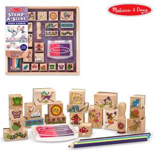 Melissa & Doug Дървени Печати Градината на феите - Melissa & Doug