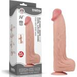 Lovetoy 14'' King Sized Dildo с реалистична кожа