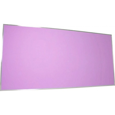 VYLEN s.r.o. Pěnová nástěnka s hliníkovým rámem 200 x 100 cm Růžová 31, 2000 mm x1000 mm
