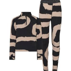 Didriksons Детско ски бельо Didriksons Kid's Yotta PR Set Ski underwear - Path L Black - размер 170 (714-1691-0116)