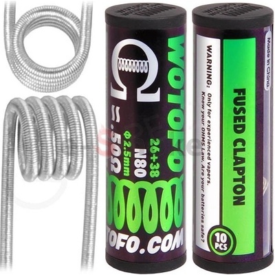 Wotofo Fused Clapton Ni80 0,5ohm 10ks