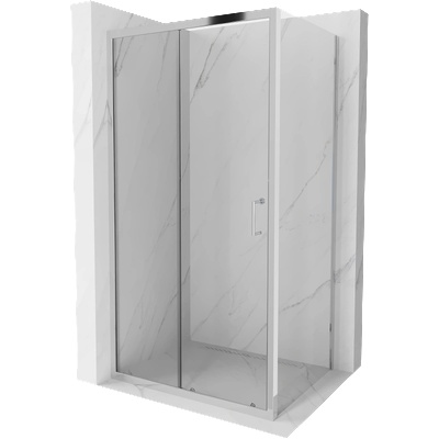 Mexen Apia плъзгаща се душ кабина 105 x 100 см, прозрачна, хром - 840-105-100-01-00 (840-105-100-01-00)
