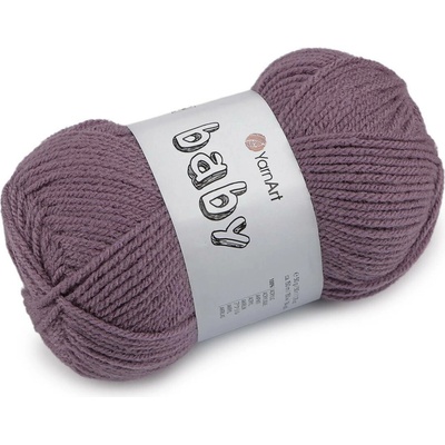 Pletací příze Baby 50 g Varianta: 15 (852) lila, Balení: 1 ks 61632/160041/286252