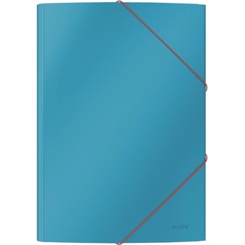 Leitz COSY Гумена папка с мек на допир картон, A4, спокойна, синя (30020061)