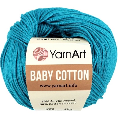 YarnArt Baby Cotton 458 jasná modrá
