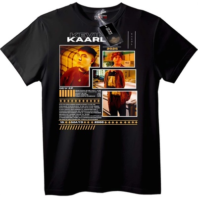 NOONEBRAND Тениска Kevin Kaarl музикален EP - XL, White
