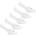 Slazenger Мъжки чорапи Slazenger Invisible 5 Pack Trainer Socks Mens - White