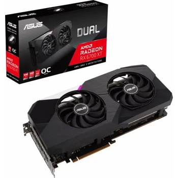 Image 1 of ASUS Radeon RX 6700 XT Dual OC 12GB GDDR6 192bit (DUAL-RX6700XT-O12G/90YV0G83-M0NA00)