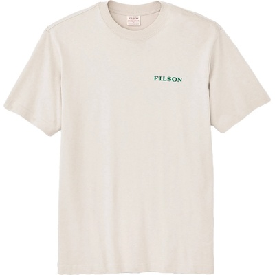 Filson Мъжка тениска Filson S/S Frontier Logo T-Shirt - Cliff Gray / Scenic Mark (216-7645-0112)