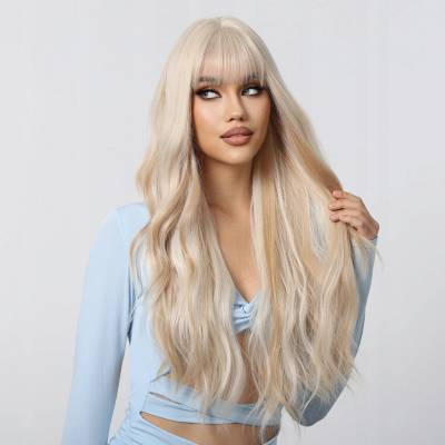 Ncdshair Paruka dlouhé syntetické blond vlasy