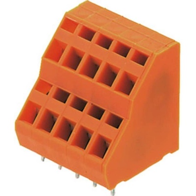 Weidmüller 1764820000 dvojradový svorka 1.5 mm² Pólov 6 oranžová 50 ks