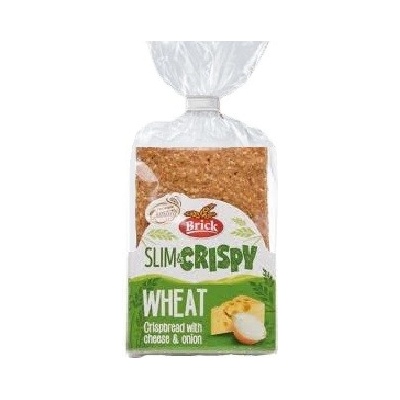 Brick Slim&Crispy Pšeničné křehké plátky se sýrem a cibulí 130 g