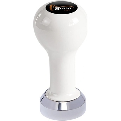 Buna Café tamper kov biely, TP, nerez lesk, plochý 41 mm