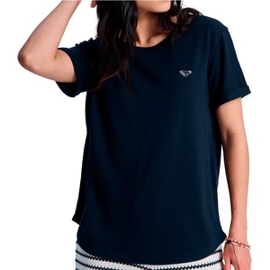 Roxy Дамска тениска Roxy Women's Oceanwave Regular Emby T-shirt - Anthracite - размер XS (916-6308-0112)