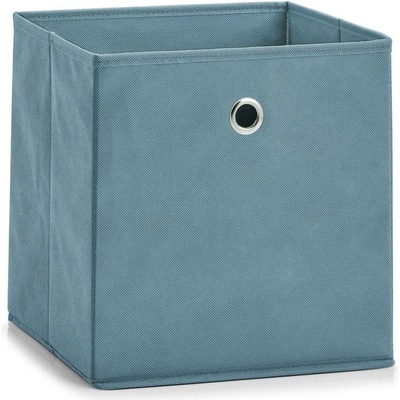 Zeller Látkový úložný box 28 x 28 x 28 cm kouřově modrý