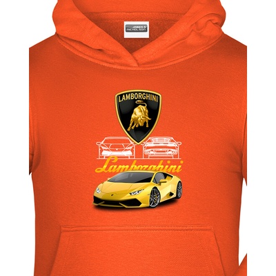 Dětská mikina Lamborghini Oranžová