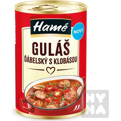 Hamé Guláš ďábelský s klobásou 400g – Hledejceny.cz