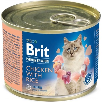 Brit Premium by Nature Cat Chicken with Rice 6 x 0,2 kg