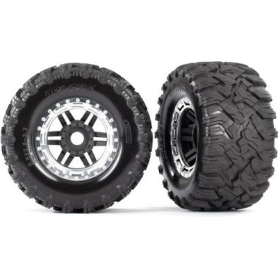 Traxxas колело 2.8", гума Maxx All-Terrain, джанта черно-сив (2)