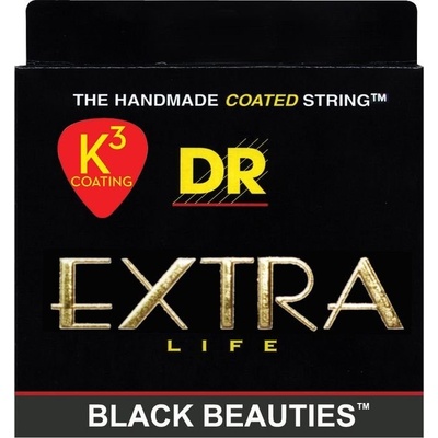 DR Strings EXBK-40 Black Beauties