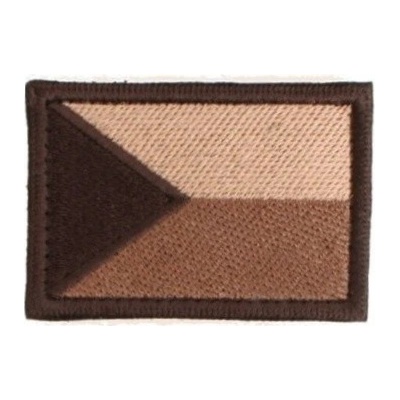 ALFA TACTICAL Vlajka ČR - bojová nášivka desert, 6,5 x 4,5 cm