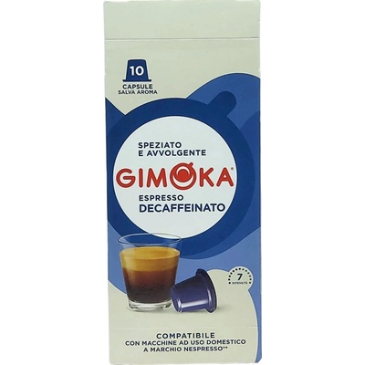 Gimoka Espresso Decaffeinato kapsule Nespresso 10 ks