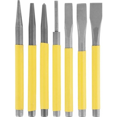 Sada sekáčov a priebojníkov Strend Pro GP007B2, 7 dielna