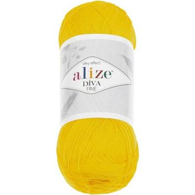 Bellatex Příze DIVA FINE 100g / 600 m žlutá