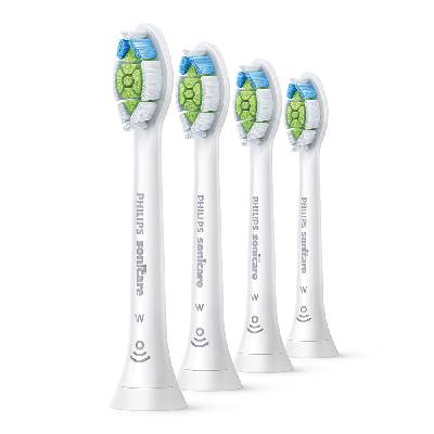 Глава за четка W2 Optimal White Philips Sonicare HX6064/87, бял, 4 броя (SC.HX6064/87)