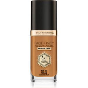 MAX Factor Facefinity All Day Flawless дълготраен фон дьо тен SPF 20 цвят W95 Hazelnut 30ml