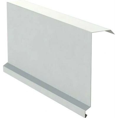 Závětrná lišta horní RŠ 250mm 1m Bílá (RAL 9010) Lakovaný pozink