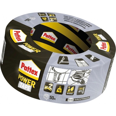 Pattex Power Tape Montážna lepiaca páska 50 m strieborná