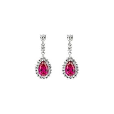 Diamonfire Stříbrné náušnice E6193