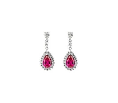 Diamonfire Stříbrné náušnice E6193