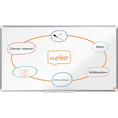 Nobo Magnetická tabule Premium Plus 1220 x 690 mm