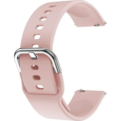 Mobilly универсална каишка, 20 мм, силикон, светлорозова (DSJ-04-00T light pink 20mm)