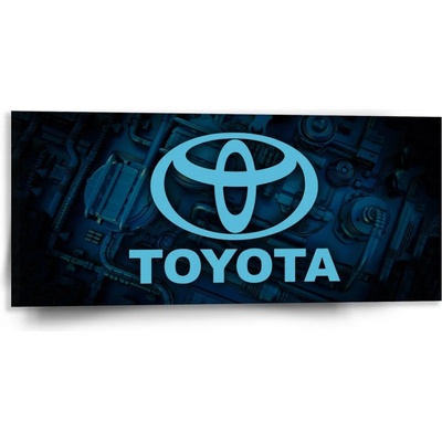 Sablio Obraz Logo Toyota Motor - 110x50 cm